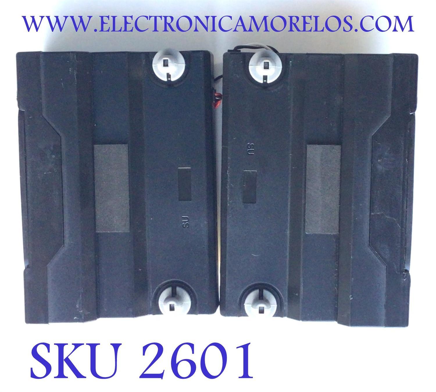 KIT DE BOCINAS PARA TV VIZIO / NUMERO DE PARTE 57030BU00-02D-G / X12230F-010 / J G X / 10W 6Ω / MODELO M70Q6-J03 LFTRJ4KX